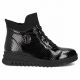 2. Schwarze Damen-Lacklederstiefeletten Filippo DBT8075