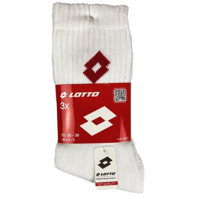 3. LOTTO Frotteesocken Weiß 3 Paar 069609