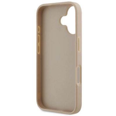 7. DKNY Checkered Pattern & Printed Stripes Hülle für iPhone 16 – Rosa