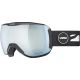 Uvex Downhill 2100 CV Skibrille für Wintersport, Schwarz, Unisex, weiße sphärische Scheibe