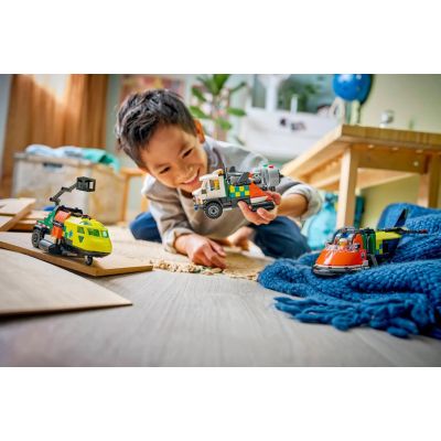 9. LEGO City 60505 Flugzeug, Service-LKW und Hovercraft