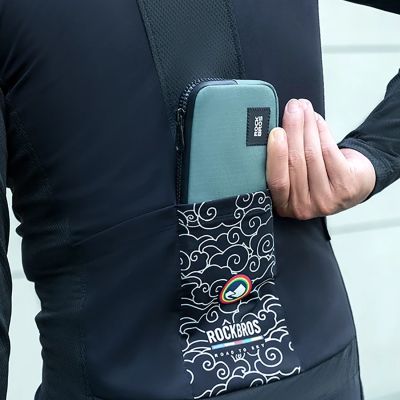 3. Rockbros Fahrradtasche 30990043006 für Handy, Schlüssel, Geldbörse 0,15 l – Türkis