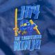 4. LEGO Ninjago Turnbeutel 20286-2512 Blau Einheitsgröße
