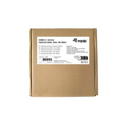 5. Ultraschnelles HDMI-Kabel mit Ethernet – HDMI-Stecker auf HDMI-Stecker – 50,0 m – Aktives optisches Kabel (AOC), unterstützt 8K 60 Hz