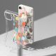 11. Ringke Fusion Design Armoured Sleeve Cover mit Gelrahmen für iPhone 14 Plus transparent (Floral) (FD637E31)