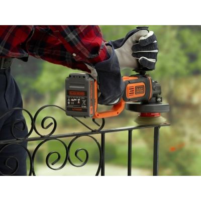 8. 18V BDBCG720N BLACK+DECKER Akku-Winkelschleifer