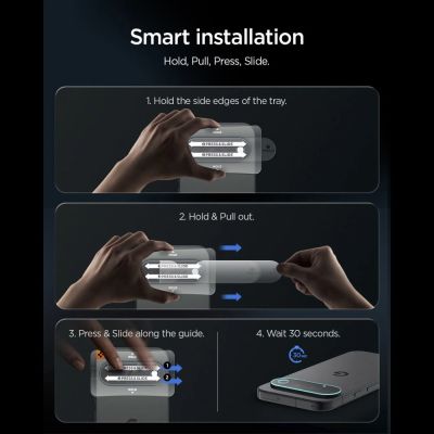 9. Spigen Optik Pro HD 2er-Pack Displayschutzfolie aus gehärtetem Glas für Google Pixel 11