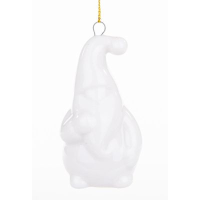 16. Keramik-Weihnachtsmannkugel, 7,8 cm, 1 Stück