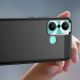 5. Carbon Case Hülle für Infinix Hot 20 Play flexible Silikon-Carbon-Hülle schwarz