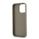 6. DKNY Wrist Strap Stock Logo Hülle für iPhone 15 Pro – Beige