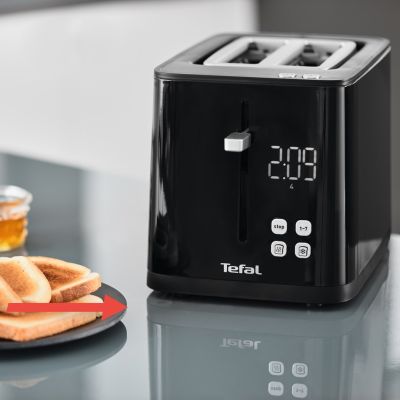 16. Tefal TT6408 Toaster 2 Scheiben Schwarz 850 W