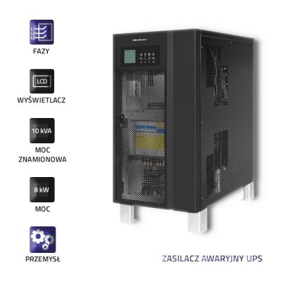 3. QOLTEC 3-Phasen-USV | 10 kVA | 8 kW | LCD