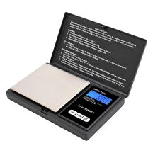 Wozinsky WDW-1000 Schmuckwaage 200 g, 0,01 g Präzision, beleuchtet – Schwarz