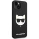 4. Karl Lagerfeld KLHMP14MSLCHBK iPhone 14 Plus 6.7" Hardcase schwarz / schwarzes Silikon Choupette Head Magsafe