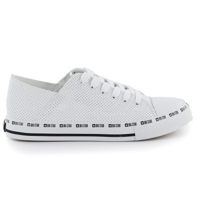 9. Big Star W FF274024 durchbrochene niedrige Sneakers weiß