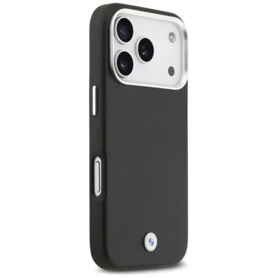 4. BMW-Logo-Metallhülle mit MagSafe-Funktion für iPhone 17 Pro – Schwarz