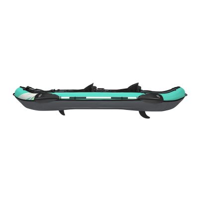 23. Bestway 65052 / 24 Sport Kajak 2-Sitzer Schwarz, Grün, Grau, Mint Acrylnitril-Butadien-Styrol (ABS), Nylon, Polyester, Polypropylen (PP), Polyvinylchlorid (PVC) Aufblasbares Kajak