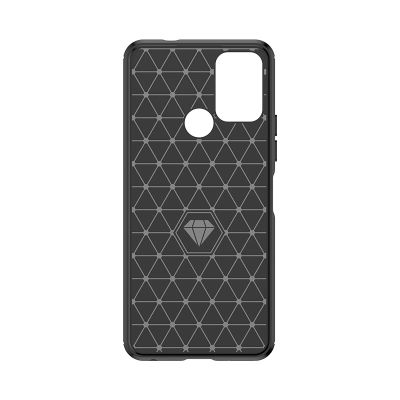 4. Carbon Case Silikonhülle für Nokia C22 - schwarz