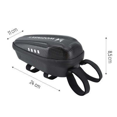 4. Wozinsky Wasserdichte Scooter-Lenkertasche 2L Schwarz (WSB3BK)