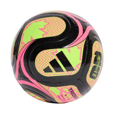 6. adidas World Cup 26 Trionda Club Fußball Schwarz, Pink und Grün JD8053