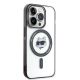4. Karl Lagerfeld KLHMP15XHCHNOTK iPhone 15 Pro Max 6,7" transparentes Hardcase IML Choupette`s Head MagSafe