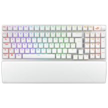 ASUS ROG Strix Scope II 96 Kabellose Gaming-Tastatur USB + RF + Bluetooth QWERTZ Deutsch Weiß