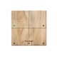 GrentonTouch-Panel / 4 Touchfelder / TF-Bus / helle Holzfront