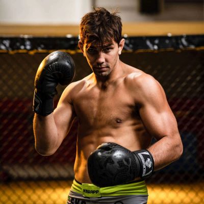 5. 8oz Boxhandschuhe - Black Dragon - Valor Series