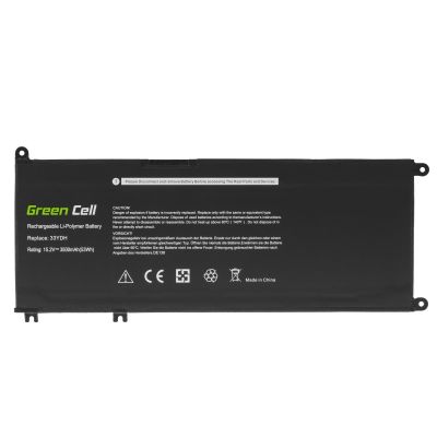 GREEN CELL AKKU DE138 33YDH FÜR DELL INSPIRON G3 3579 3779 G5 5587 G7 7588 7577 7779 LATITUDE 3480 3490 3590 3400 mAh 15,2 V