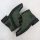 4. Damen-Wildlederimitat-Stiefeletten, gefüttert, grün M.Daszyński SA252-4