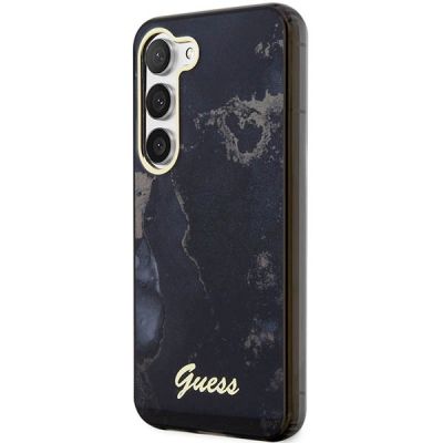 2. Guess GUHCS23MHTMRSK S23+ S916 schwarz/schwarzer Hartschalenkoffer Golden Marble Collection