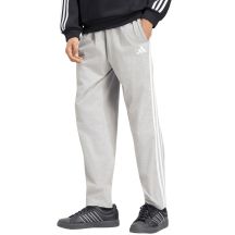 adidas Essentials Herrenhose mit 3 Streifen, Single-Jersey-Schnitt, schmal zulaufendem Bein und offenem Saum, Grau, KY4215