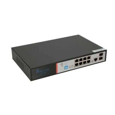 3. Extralink VICTOR | PoE-Switch | 8x Gigabit PoE/PoE+, 2x SFP, 1x Konsolenanschluss, 150 W, Managed