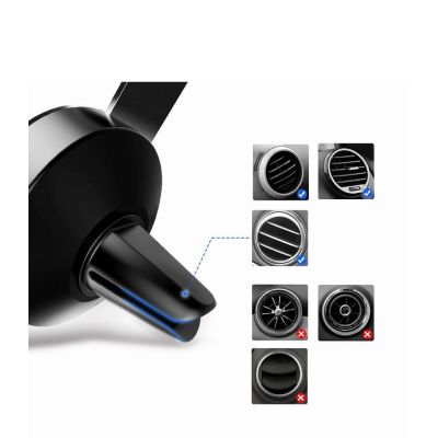 13. Ugreen Auto Schwerkrafthalter für Luftzufuhr Lüftungsgitter grau (50564)