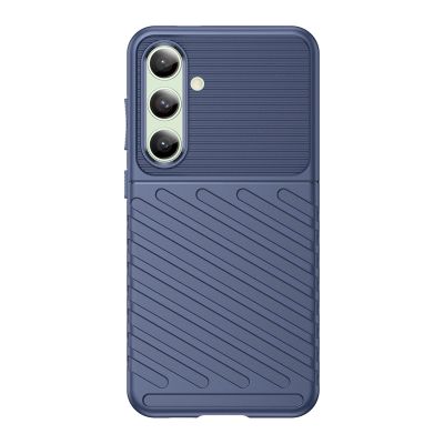 2. Thunder Case Hülle für Samsung Galaxy S24 FE Silikon Panzerhülle - Blau