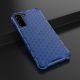 14. Honeycomb Handyhülle Schutzhülle mit TPU Rahmen für Samsung Galaxy S21+ 5G (S21 Plus 5G) blau
