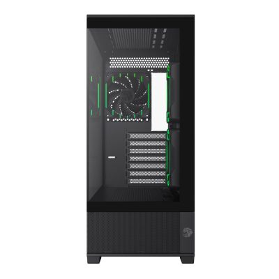 5. GameMax VISTA 2 AB Midi Tower Schwarz