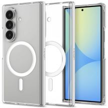 Spigen AirSkin Zero MagFit MagSafe Hülle für Samsung Galaxy Z Fold 8 Ultra – Transparent und Weiß
