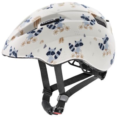 5. UVEX Kid 2 CC Kinderfahrradhelm 46-52 cm, Waschbär-Matt