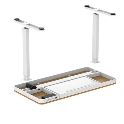 12. ACTIVEJET Schreibtisch mit elektrischer Höhenverstellung, Höhe 120x60 ET119S weiß/eiche