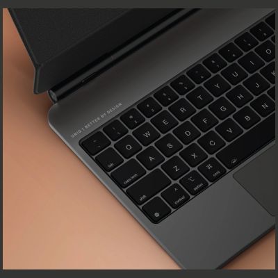 6. Uniq Venno Pro magnetische Smart-Tastaturhülle für iPad 11" 2025 / iPad Air 11" 2024/2025 / iPad Pro 11" 2018/2020/2021/2022/2024 – Braun