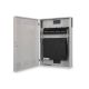 3. Digitus SLIM 19" 3U 600x200 Wand-Netzwerkschrank, geschlossene Tür, grau, ungeteilt, montiert, 100 kg