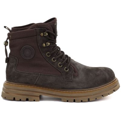 2. Braune Herren-Lederstiefel ohne Futter, Big Star UU174254