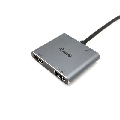 6. Equip 133484 USB 3.2 Gen 1 (3.1 Gen 1) Typ-C Dockingstation Silber