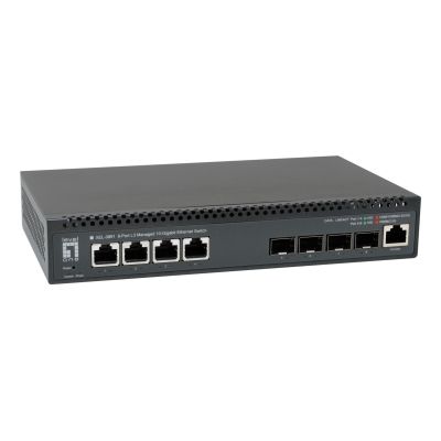 LevelOne XEL-0891 Managed L3 10G Ethernet (100/1000/10000) Desktop Grau