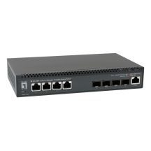 LevelOne XEL-0891 Managed L3 10G Ethernet (100/1000/10000) Desktop Grau