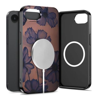 2. Tech-Protect Lamano MagSafe Hülle für iPhone 16e / 17e - braun-lila