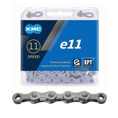 KMC Kette E11 EPT 136 Glieder silber BOX