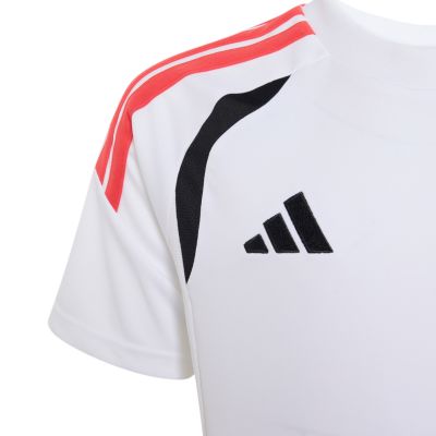9. adidas Tiro 26 League Trikot für Kinder, weiß, schwarz und rot, KR0369