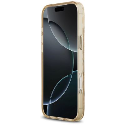 5. Guess Leopard Glitter MagSafe Hülle für iPhone 17 Pro Max - Braun